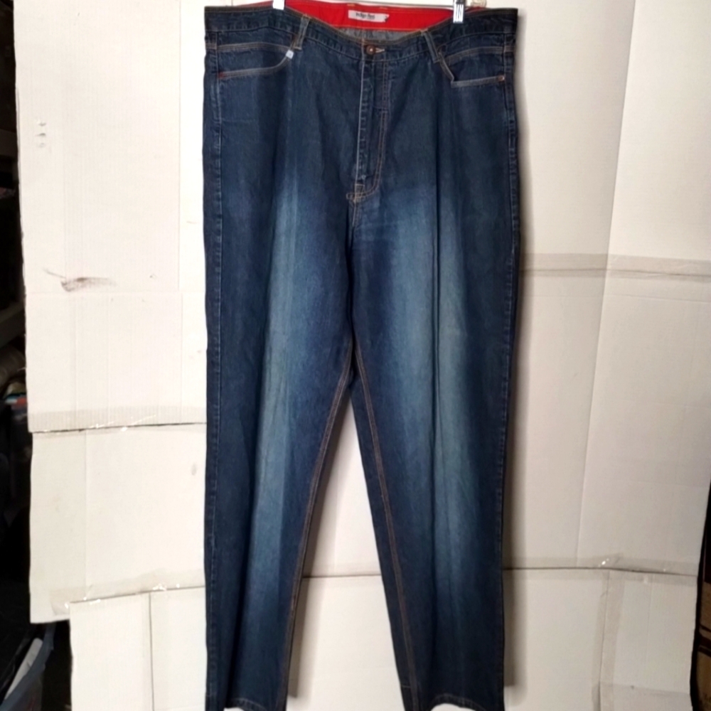 Indigo Red Ricky Men's Blue Denim Jeans SZ 44/35 Classic Casual Streetwear